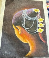 ຮຸບແຕ້ມໃສ່ເຈ້ຍສາ ຂະໜາດກາງ